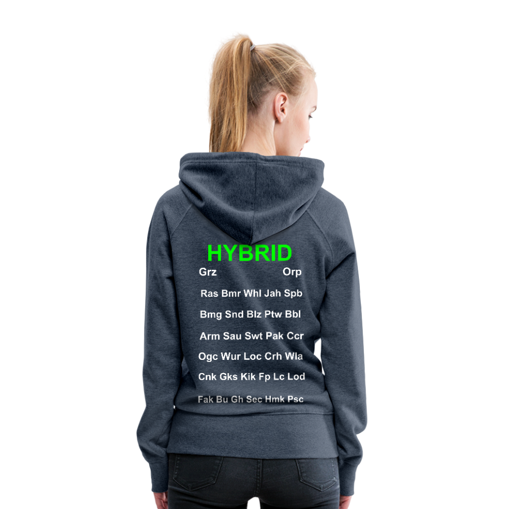 Lift Spirits Women’s Premium Hoodie - heather denim