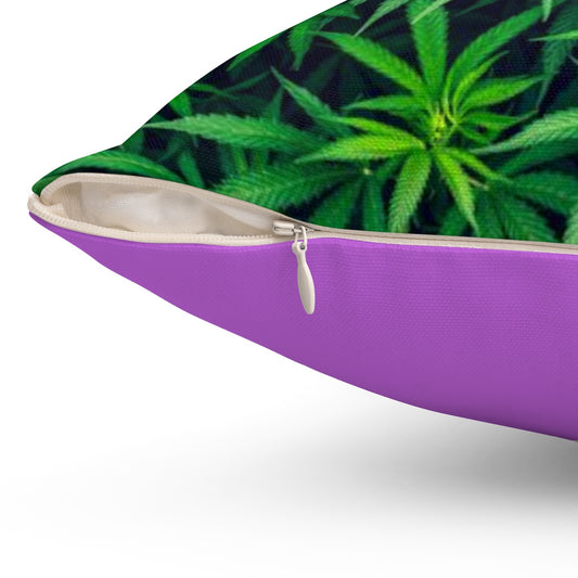 My Cannabis Spun Polyester Square Pillow