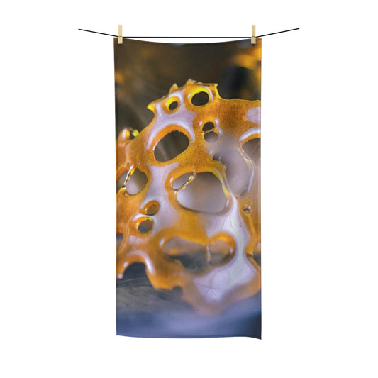 Cannabis Wax Custom Designed Towel,  A Unique Cannabis Gift For Friends & Family. Cannabis Decor For Your Home.