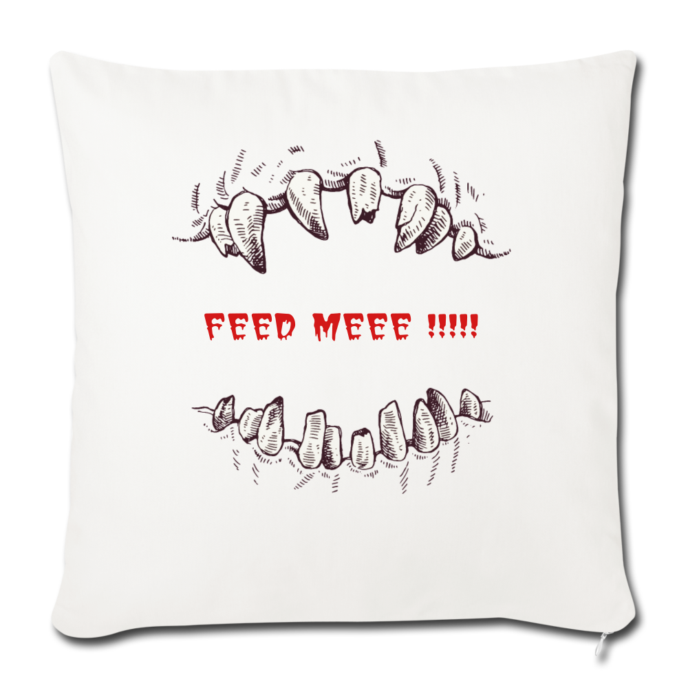 Throw Pillow Cover 18” x 18” - natural white
