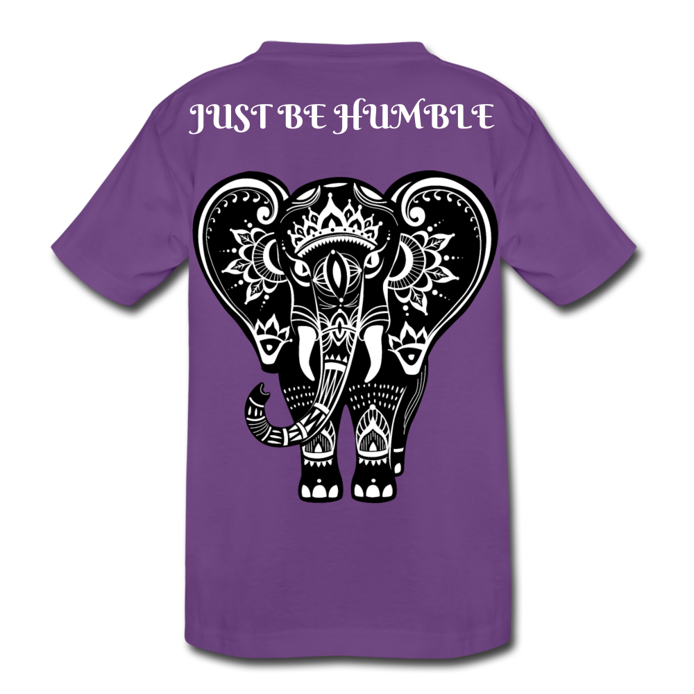 Just Be Kind Just Be Humble Kids' Premium T-Shirt - purple