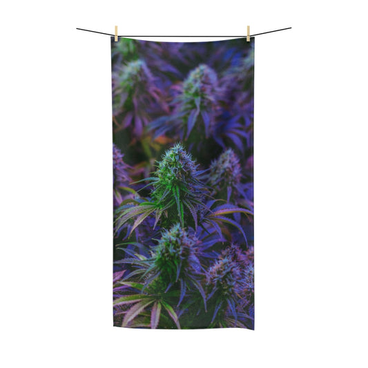 The Purple Cannabis Polycotton Towel