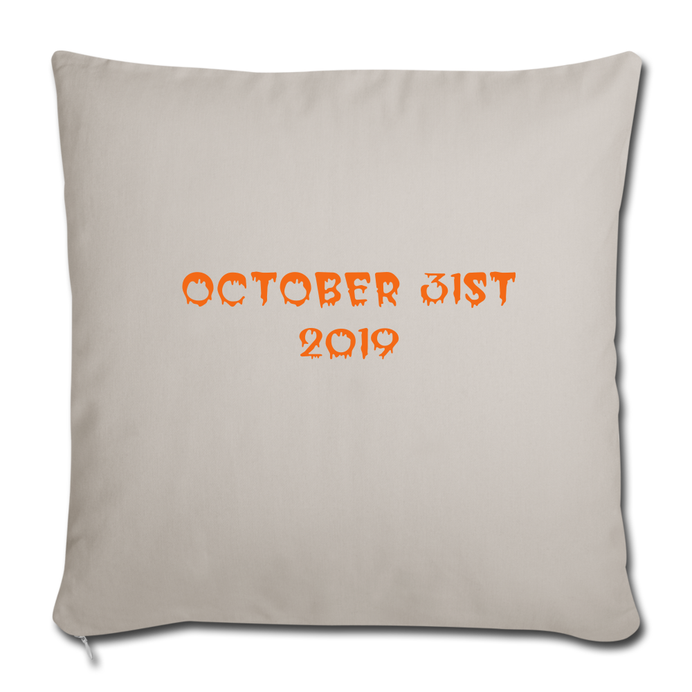 Throw Pillow Cover 18” x 18” - light grey