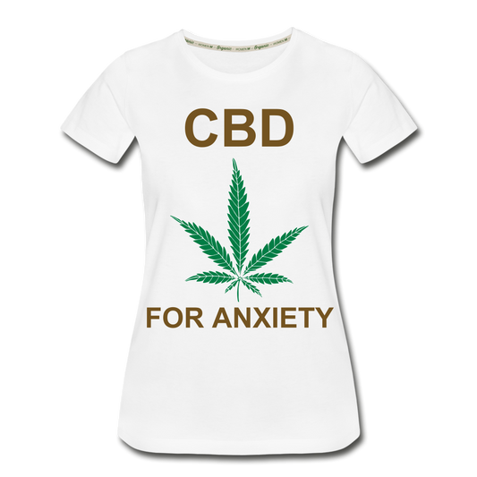 Anxiety Women’s Premium Organic T-Shirt - white