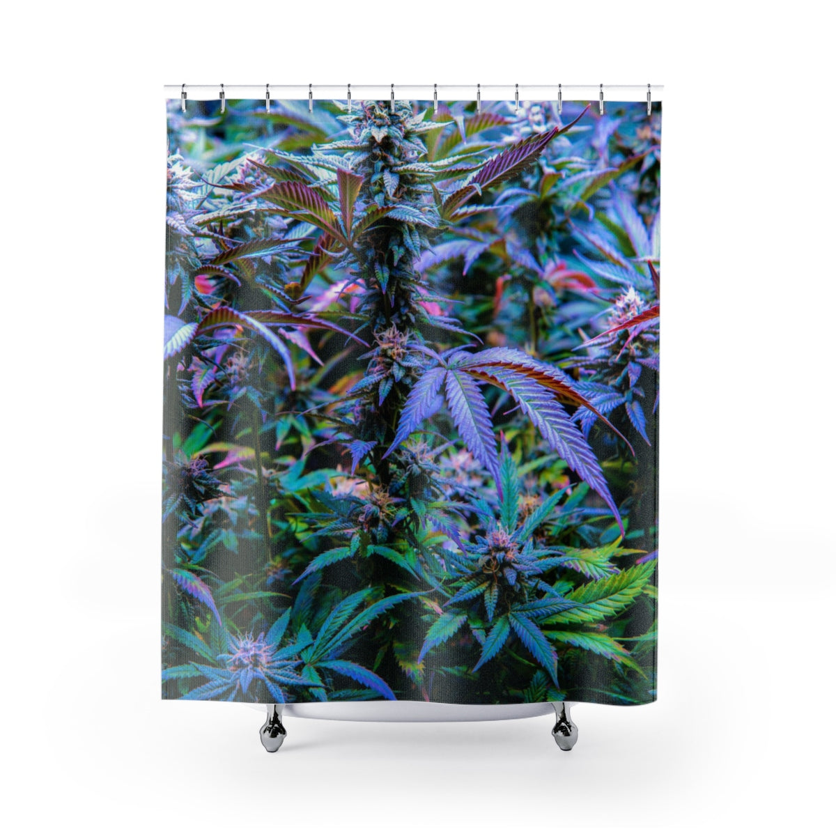 The Rainbow Cannabis Shower Curtain