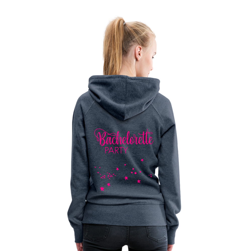 Bride Squad Women’s Premium Hoodie - heather denim
