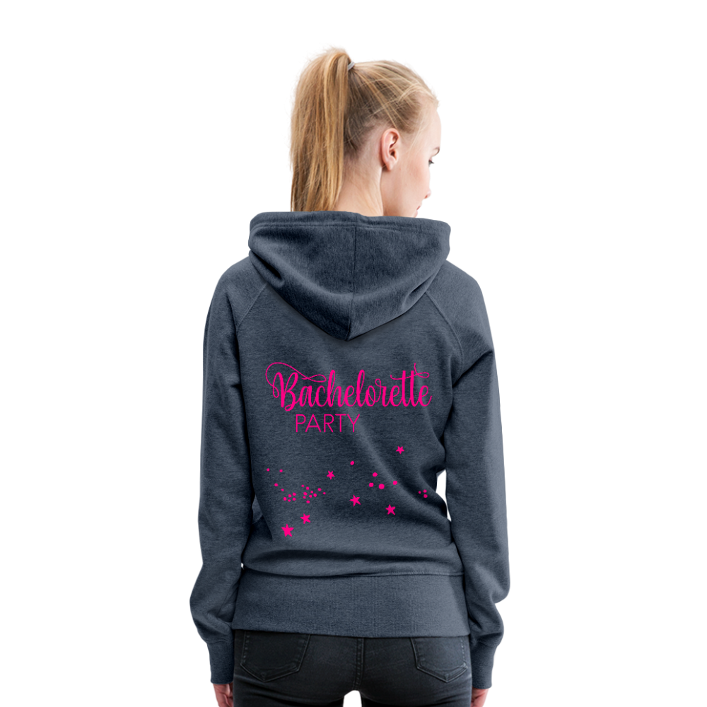 The Bride Hoodie - heather denim