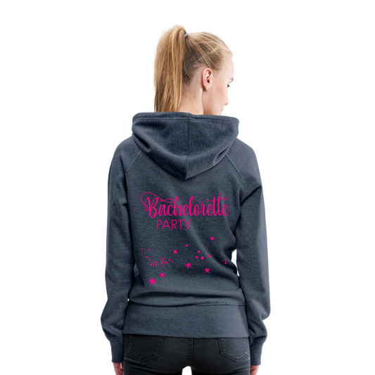 The Bride Hoodie - heather denim