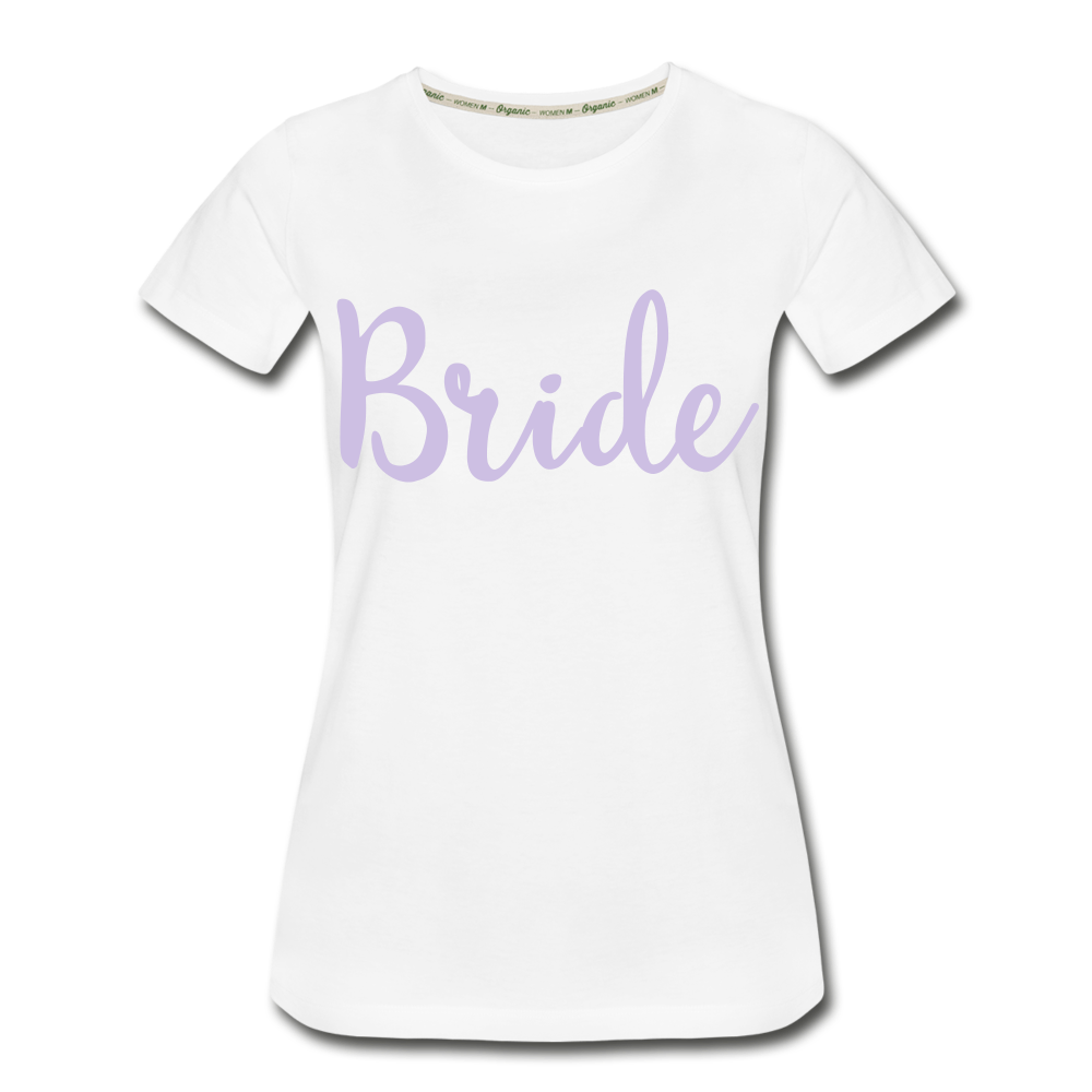 Bride Women's Organic T-Shirt Shirt. - white