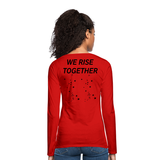 Women's Premium Long Sleeve T-Shirt - red