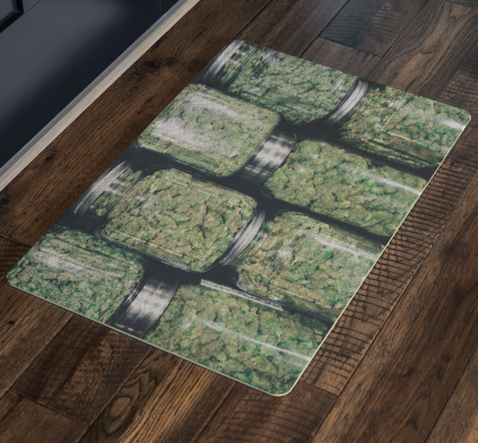 Willing To Share Cannabis Door Mat