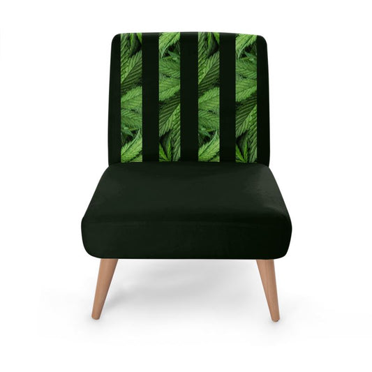 Bella Foglia Di Cannabis Chair