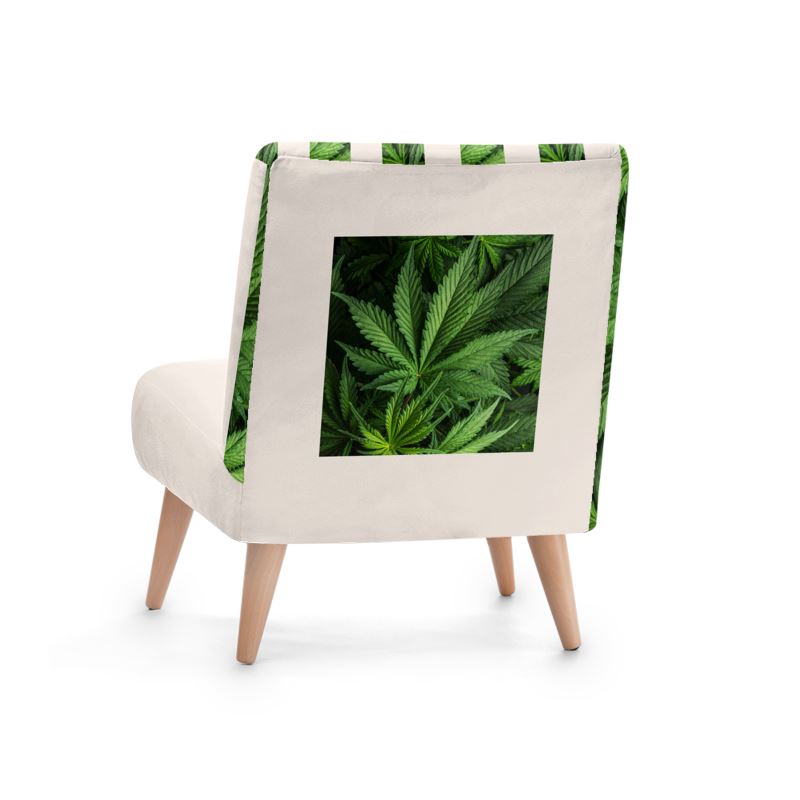 Foglia Di Cannabis Designer Chair