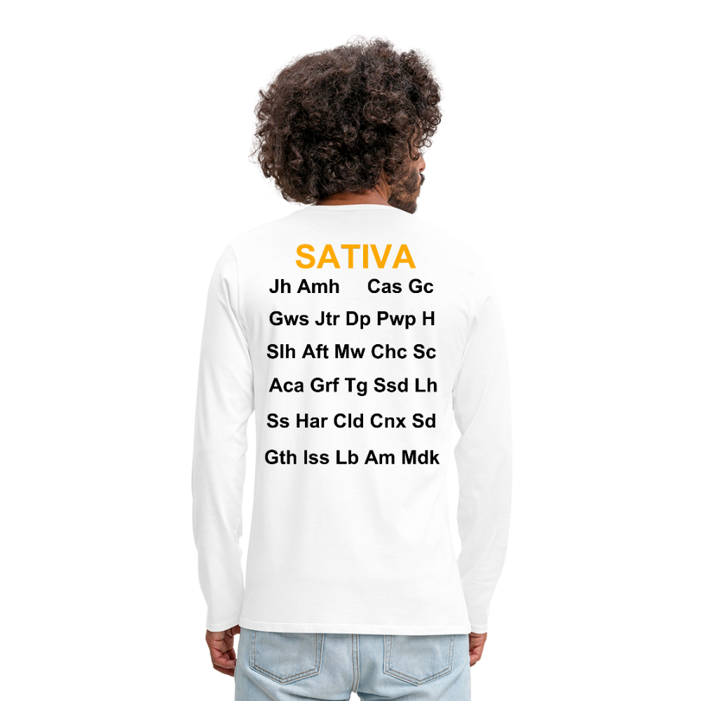 Get Active Men's Premium Long Sleeve T-Shirt - white