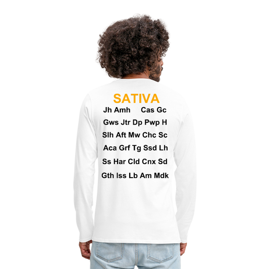 Get Active Men's Premium Long Sleeve T-Shirt - white