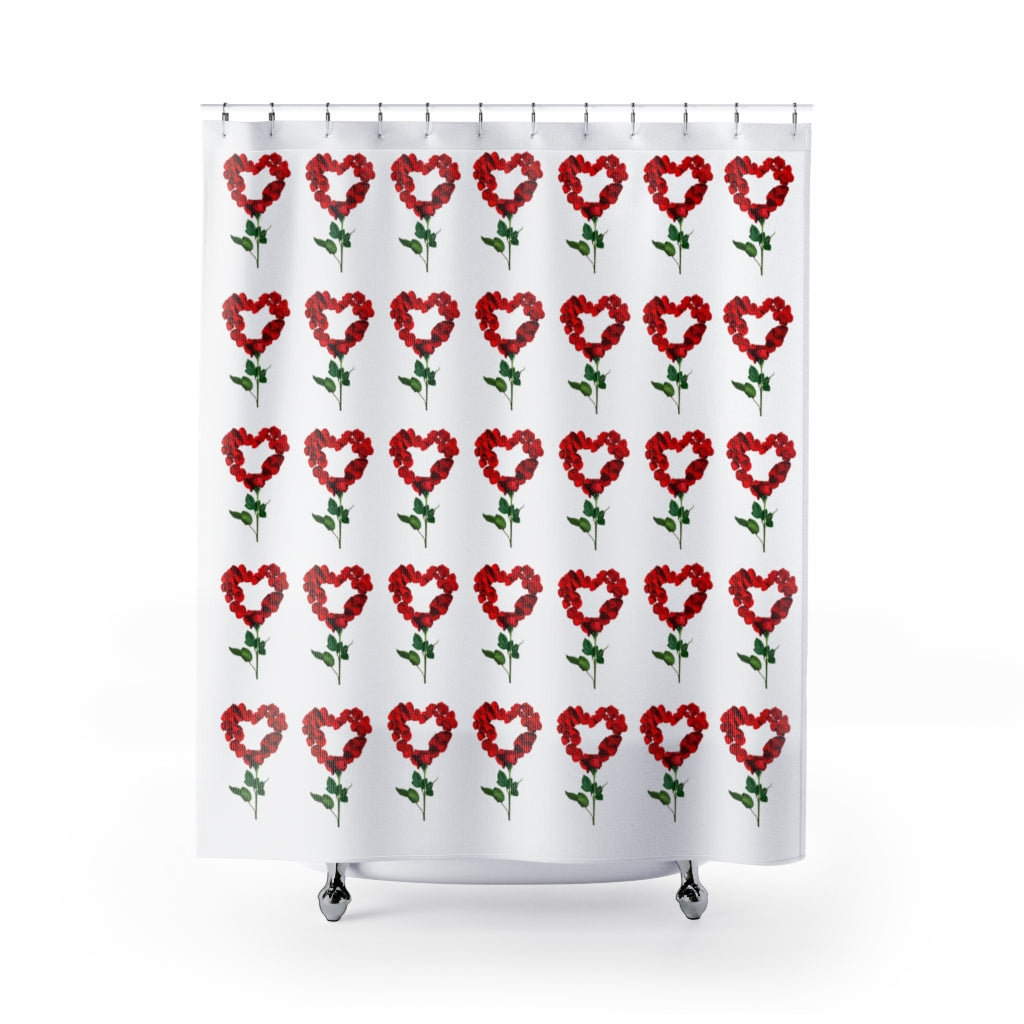 I Love Roses Shower Curtains