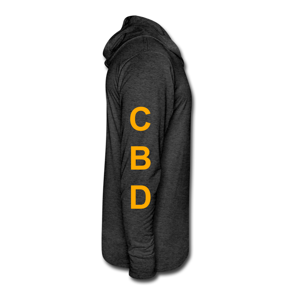 Anxiety Tri-Blend Hoodie Shirt - heather black