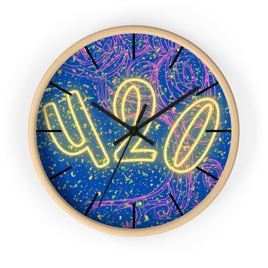 Quattro E Venti Cannabis Wall clock