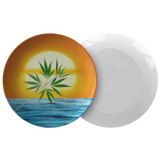 Un'alba Con Cannabis Plate