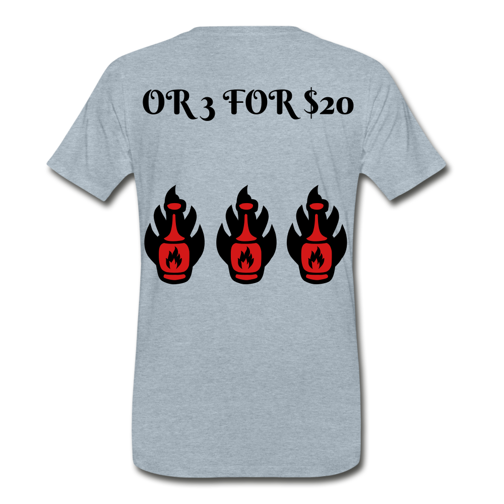 Men's Premium T-Shirt - heather ice blue
