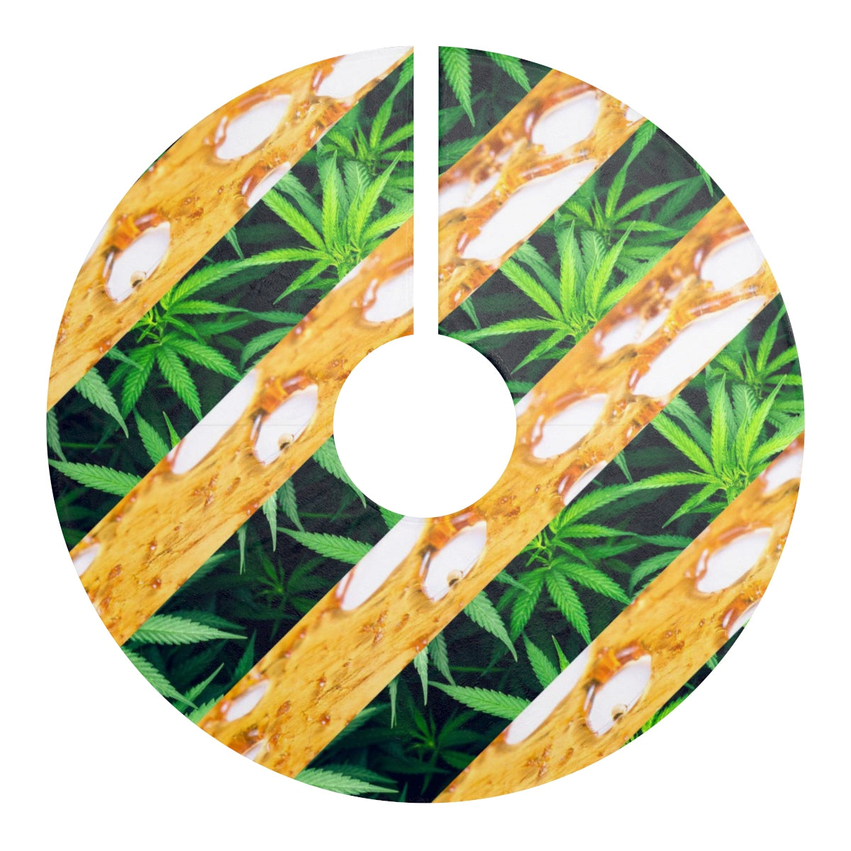 CannaDab Cannabis Christmas Tree Skirt