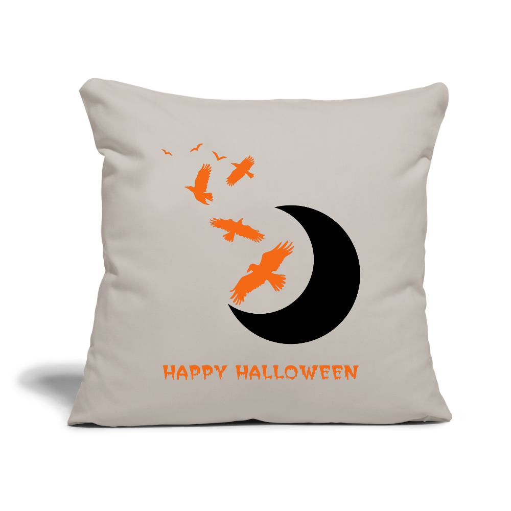 Throw Pillow Cover 18” x 18” - light grey