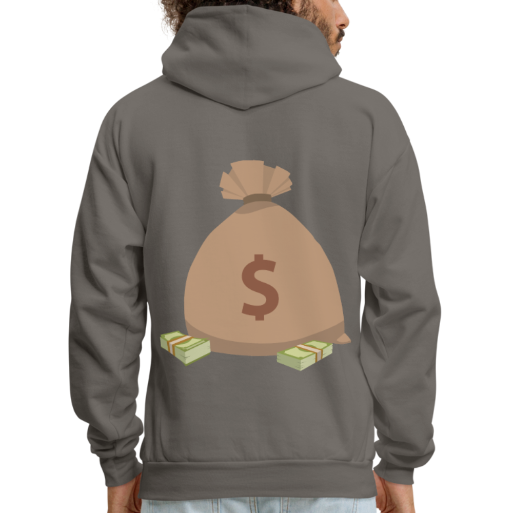 Stop Lacking And Start Stacking Money Men's Hoodie - asphalt gray