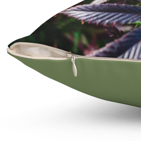 My Cannabis Garden Spun Polyester Square Pillow
