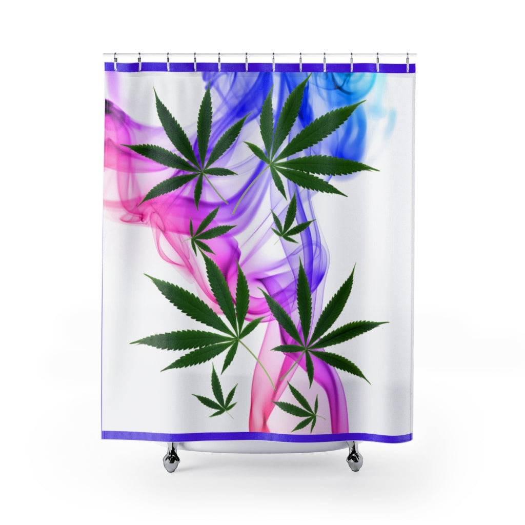Smoking Pretty Cannabis Shower Curtain