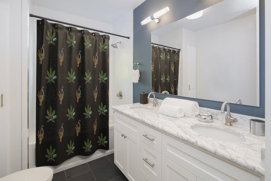 Pass That Cannabis Shower Curtain