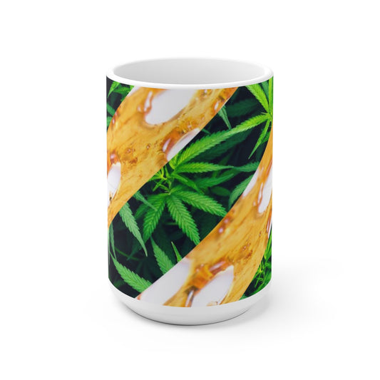 CannaDab Cannabis White Ceramic Mug