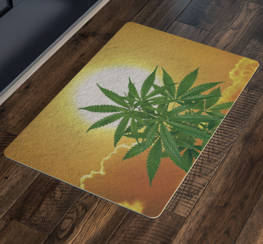 Bella Alba Cannabis Door Mat