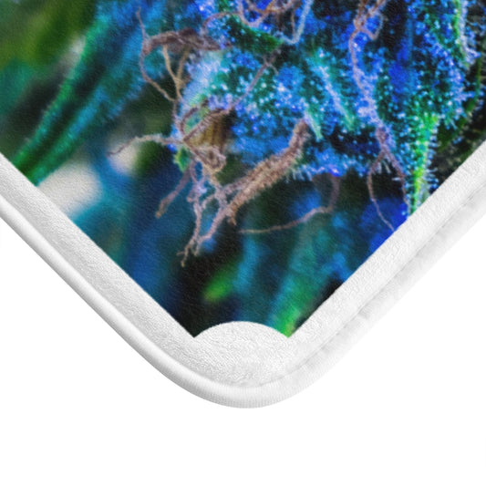 Catturare La Mia Attenzione Cannabis Bath Mat- White