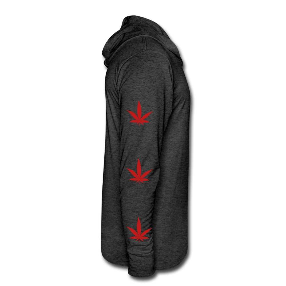 Unisex Tri-Blend Hoodie Shirt - heather black