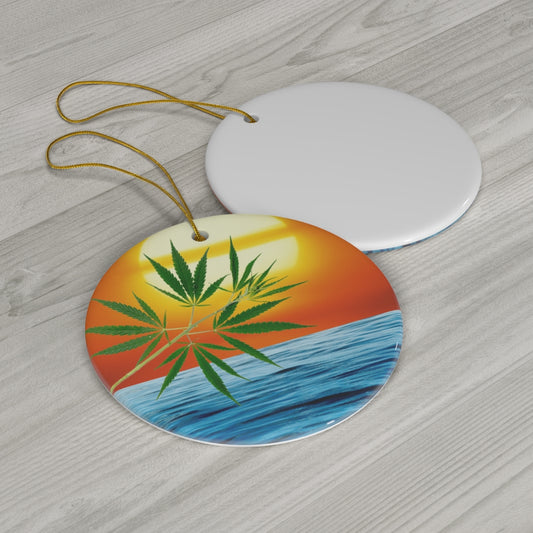 Round Ceramic Ornaments