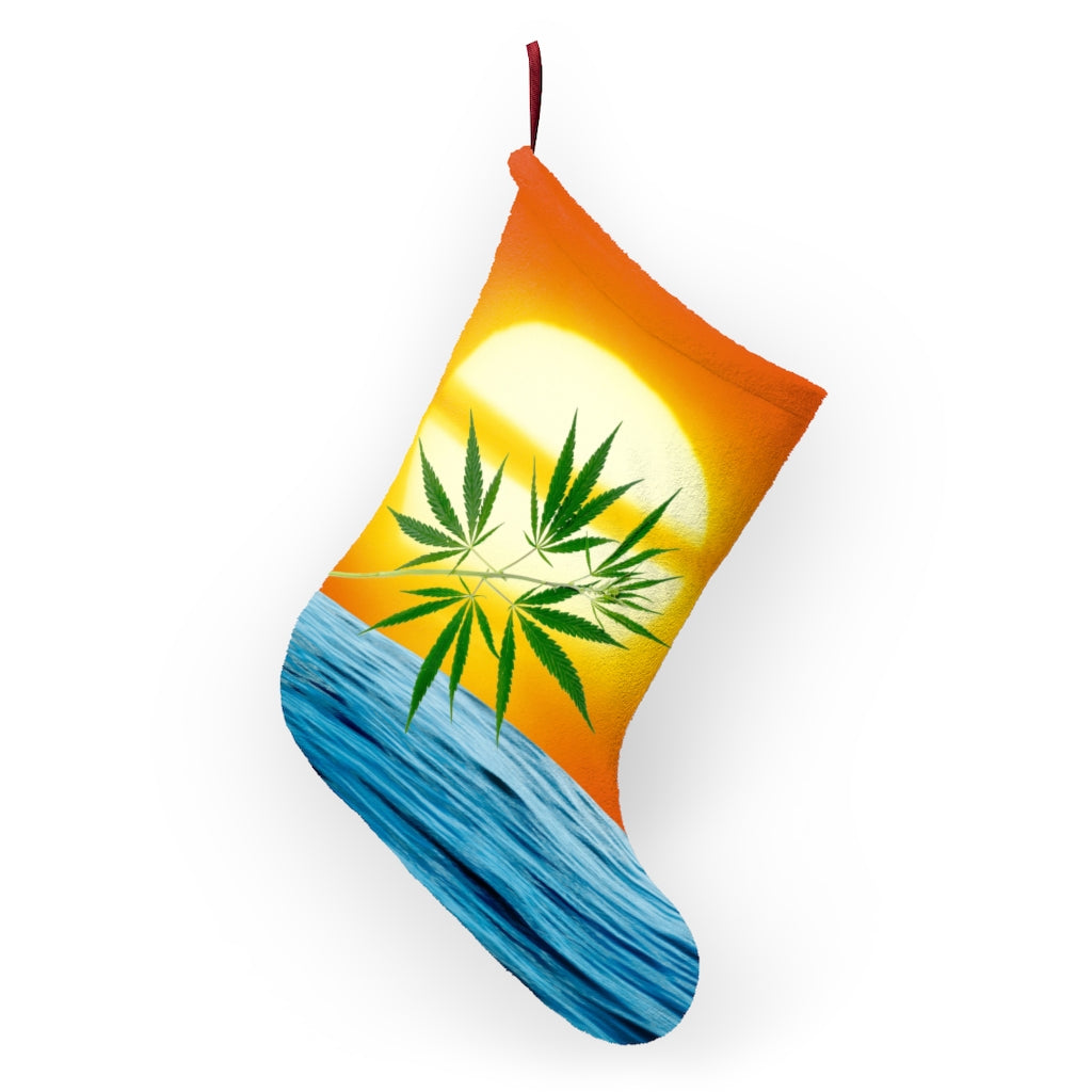 Un'alba Con Cannabis Christmas Stockings