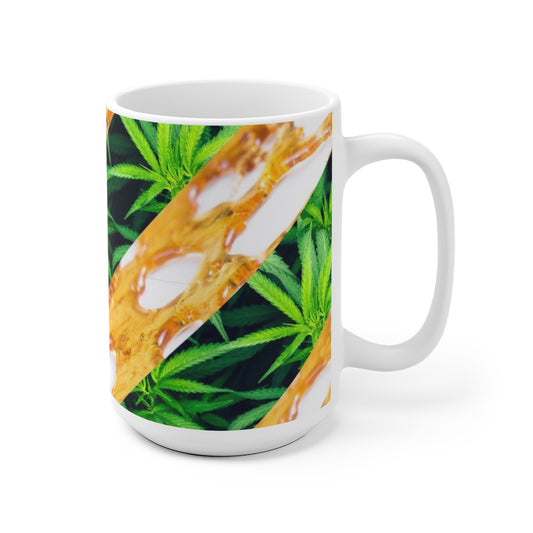 CannaDab Cannabis White Ceramic Mug