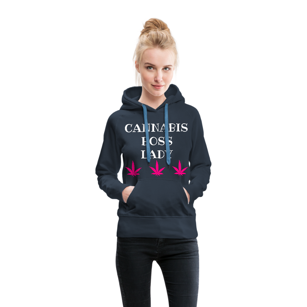 Boss Lady Women's Hoodie - navy