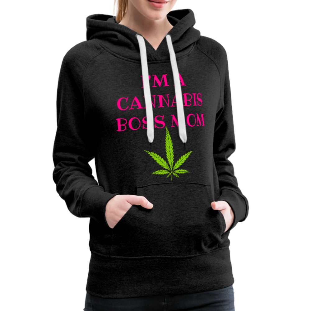 Boss Mom Women’s Hoodie - charcoal gray