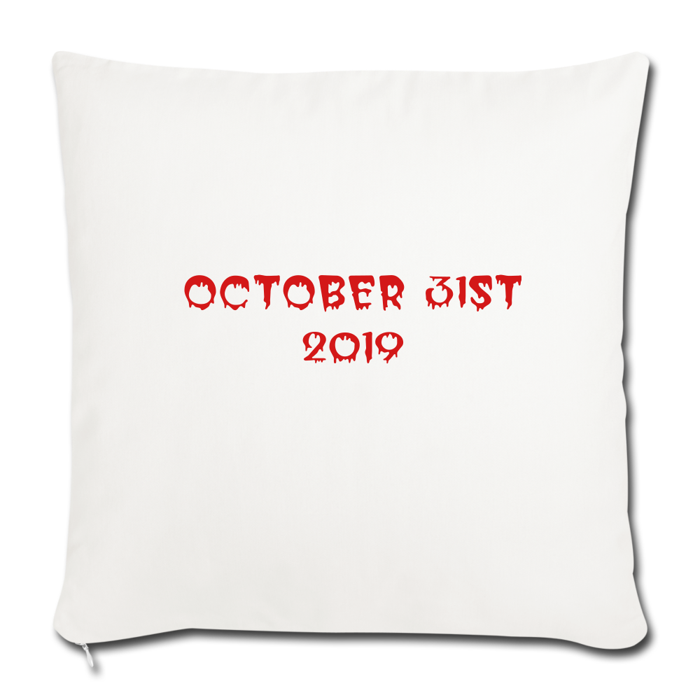Throw Pillow Cover 18” x 18” - natural white