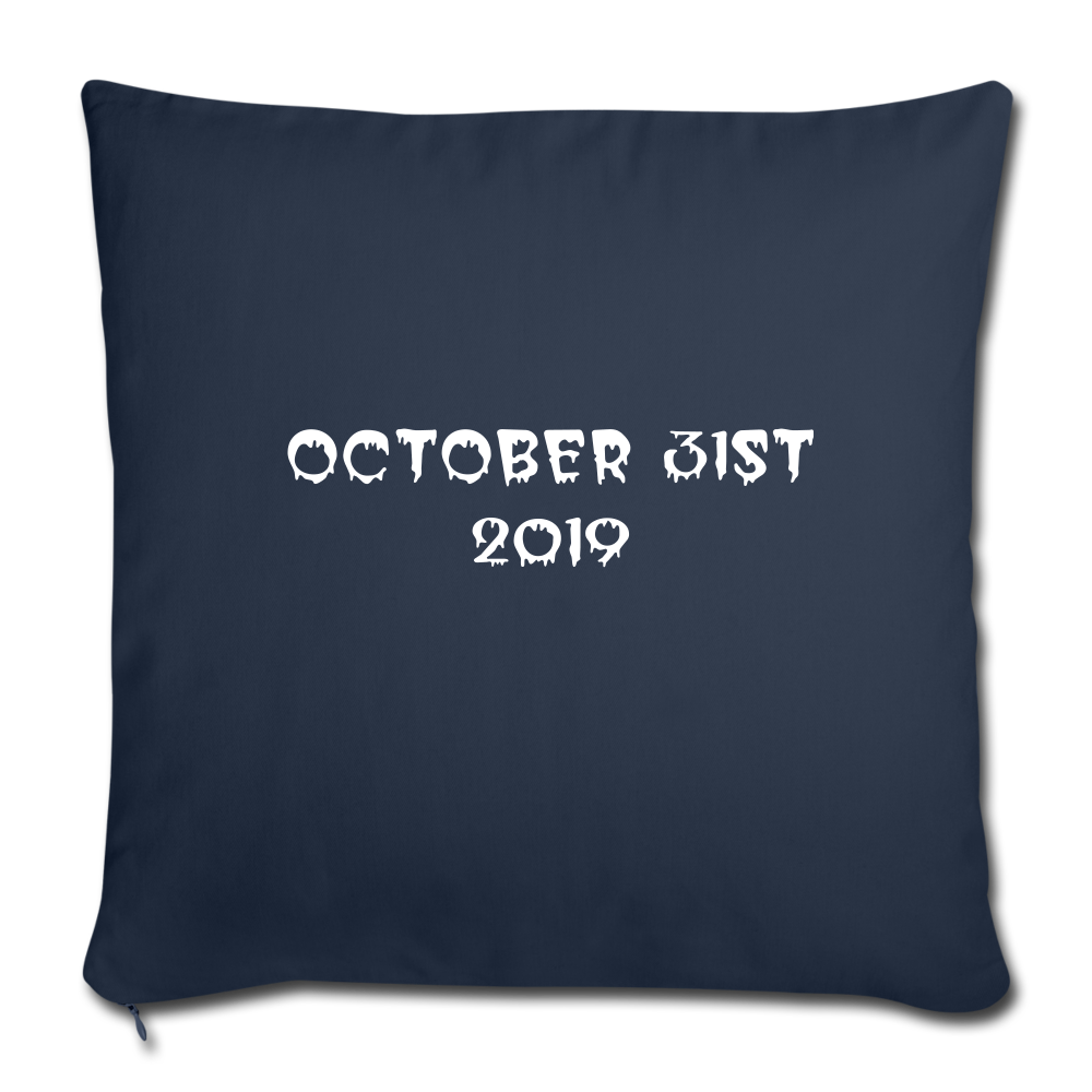Throw Pillow Cover 18” x 18” - navy