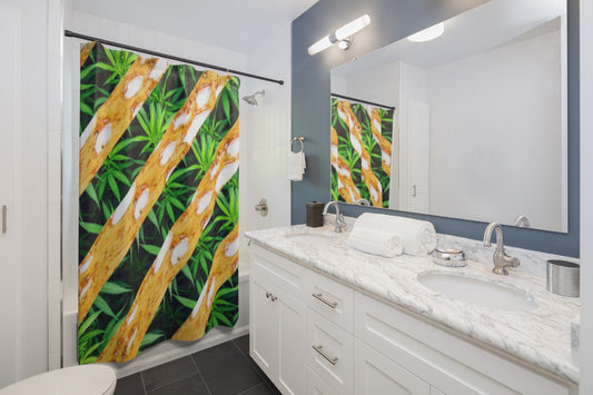 CannaDab Cannabis Shower Curtain