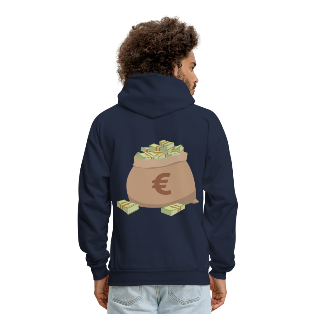 Stop Lacking And Start Stacking Money Men's Hoodie - navy