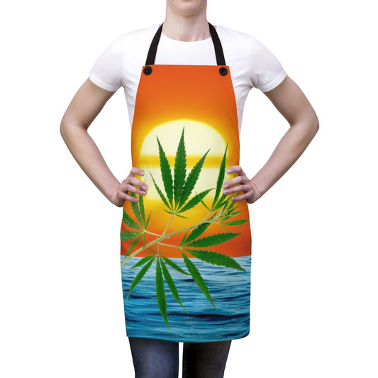 Un'alba Con La Cannabis Apron