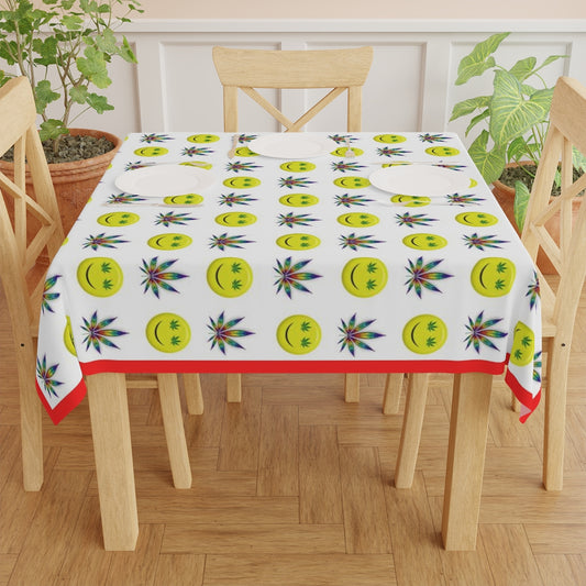 Faccina Cannabis Table Cloth