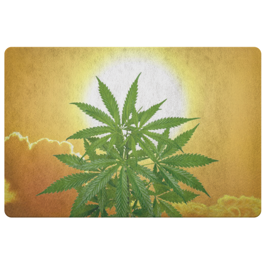 Bella Alba Cannabis Door Mat