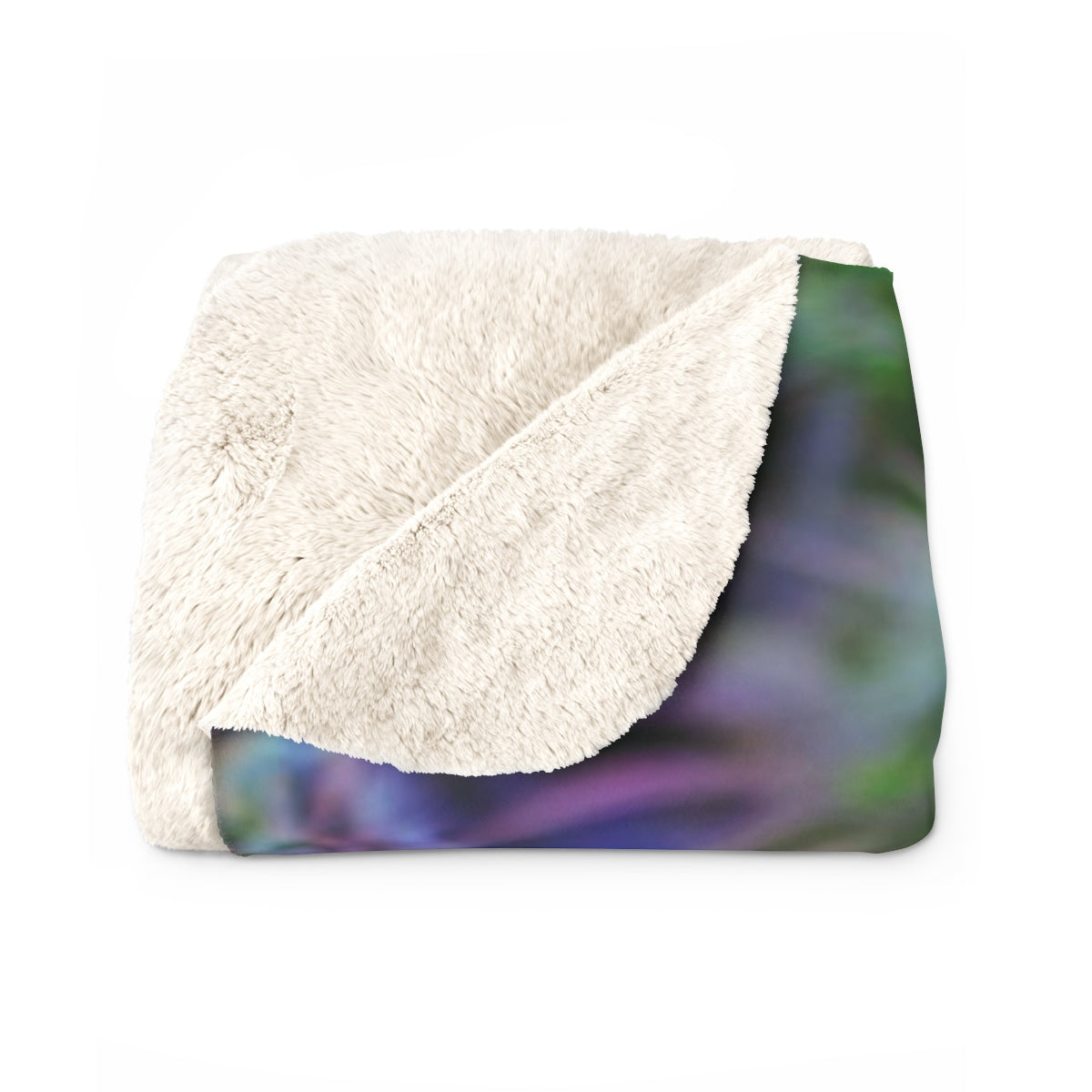 The Purple Cannabis Sherpa Fleece Blanket