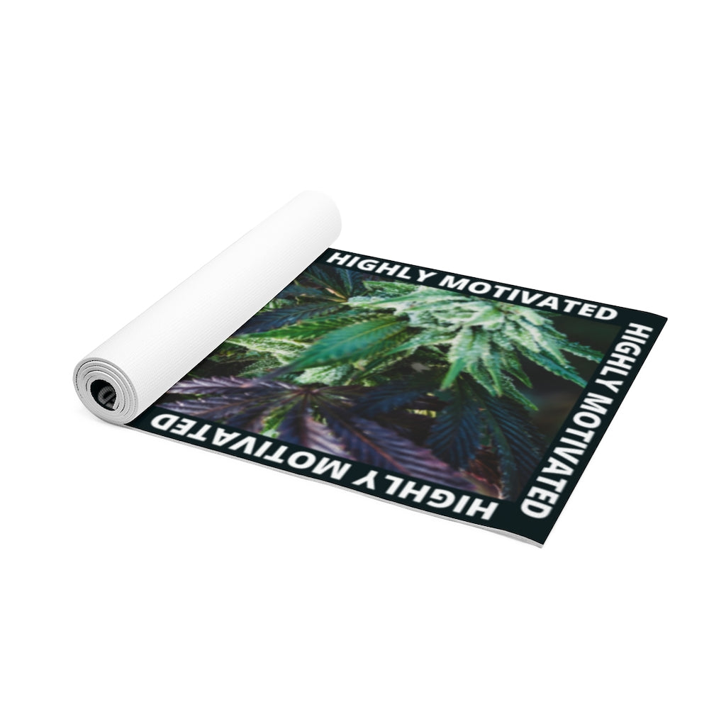 Highly Motivated Cannabis Foam Yoga Mat