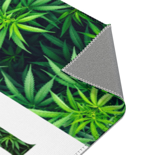 Mind Body Spirit Cannabis Area Rugs