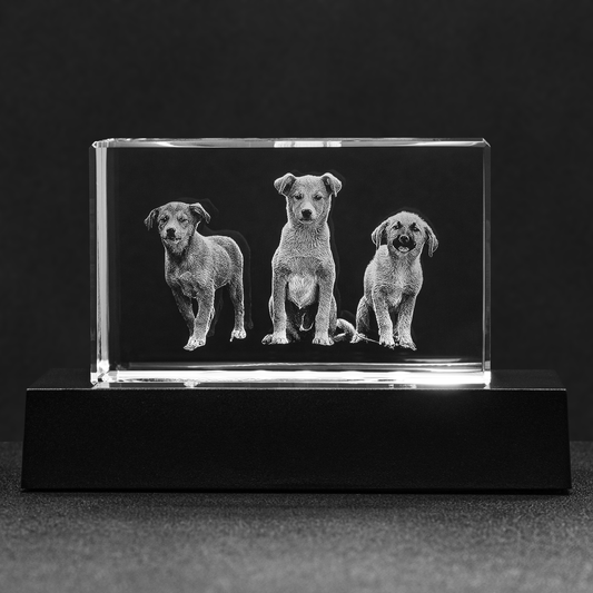 Uniquely You Personalized Crystal Block